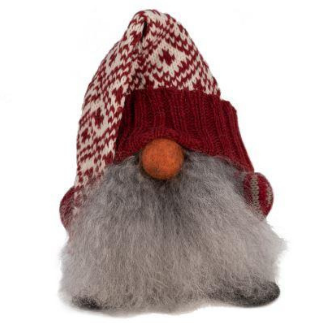 Tomte Gnome - Little Claus (Red knitted Cap)