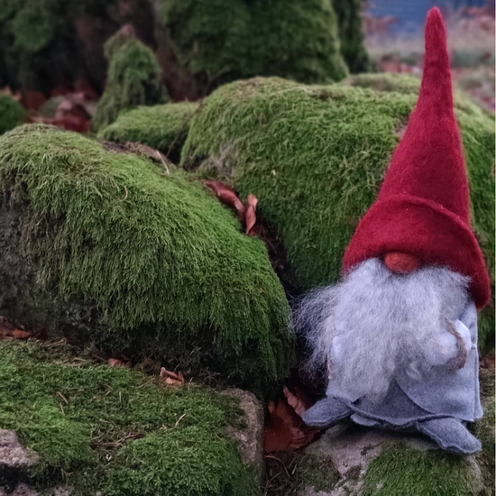 Tomte Gnome - Carl with Red Cap