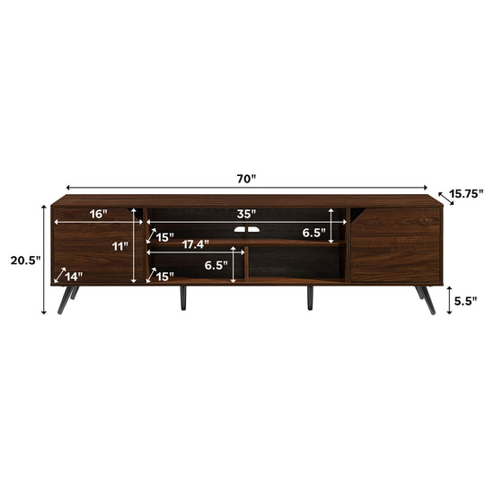 Noah Mid-Century Modern Angular TV Stand Collection