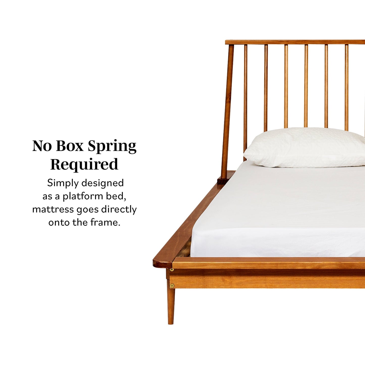 Spindle Back Solid Wood Beds