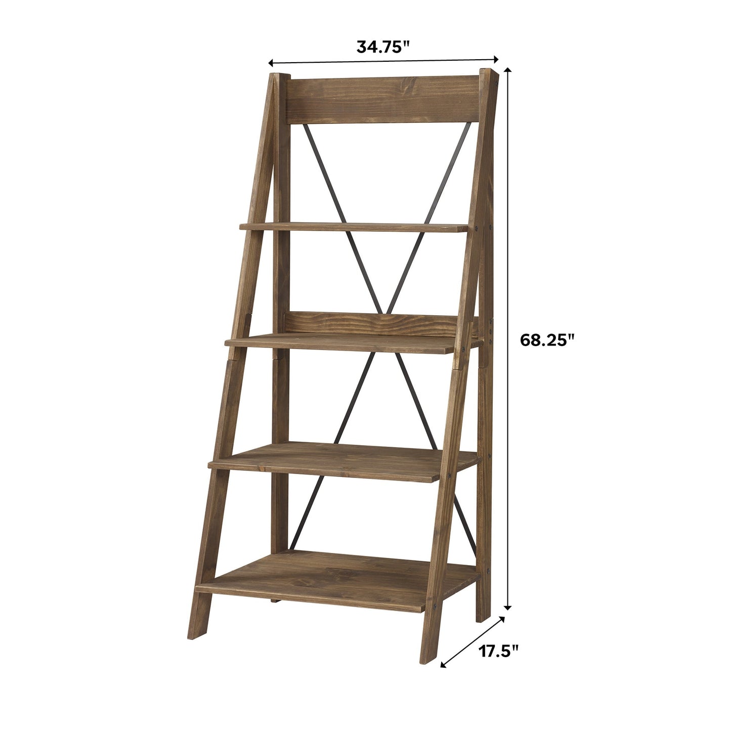 Frankie Solid Wood Bookshelf