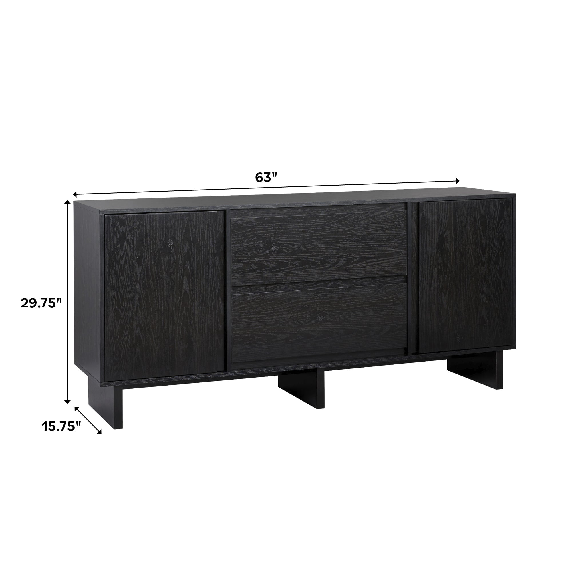 Maja 63" Minimalist Scandi Sideboard