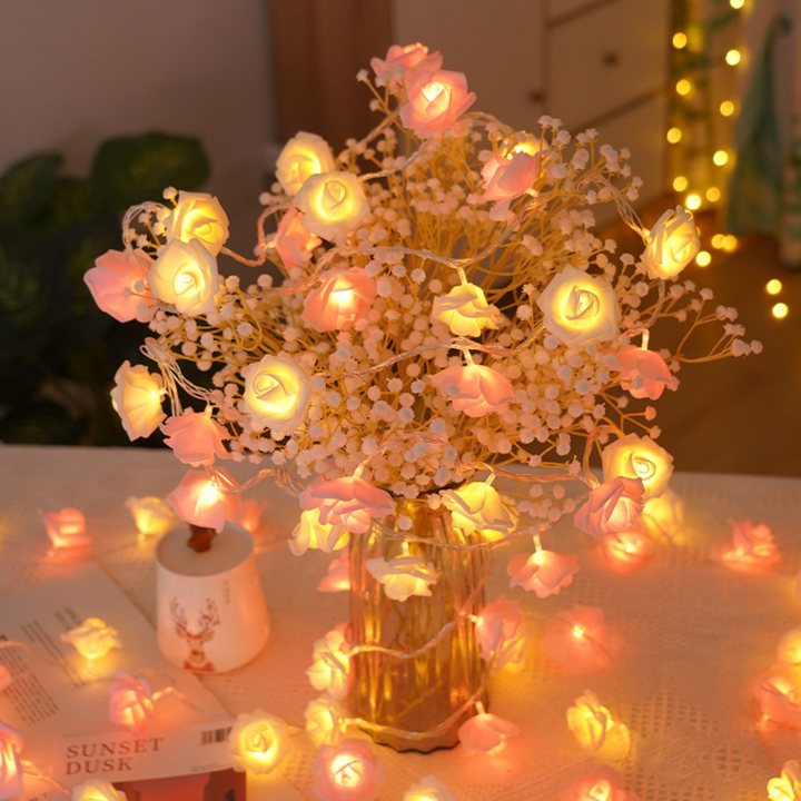 Rose Flower Lights String