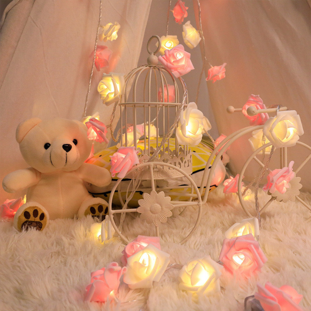 Rose Flower Lights String