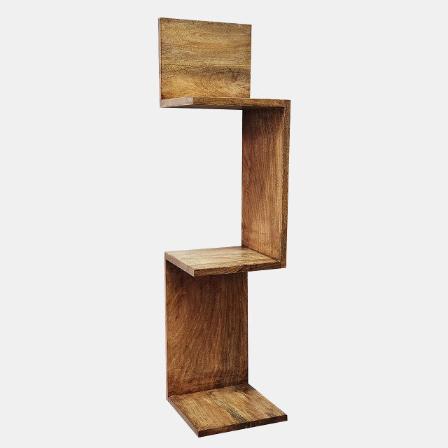 Zig Zag Corner Wall Shelf