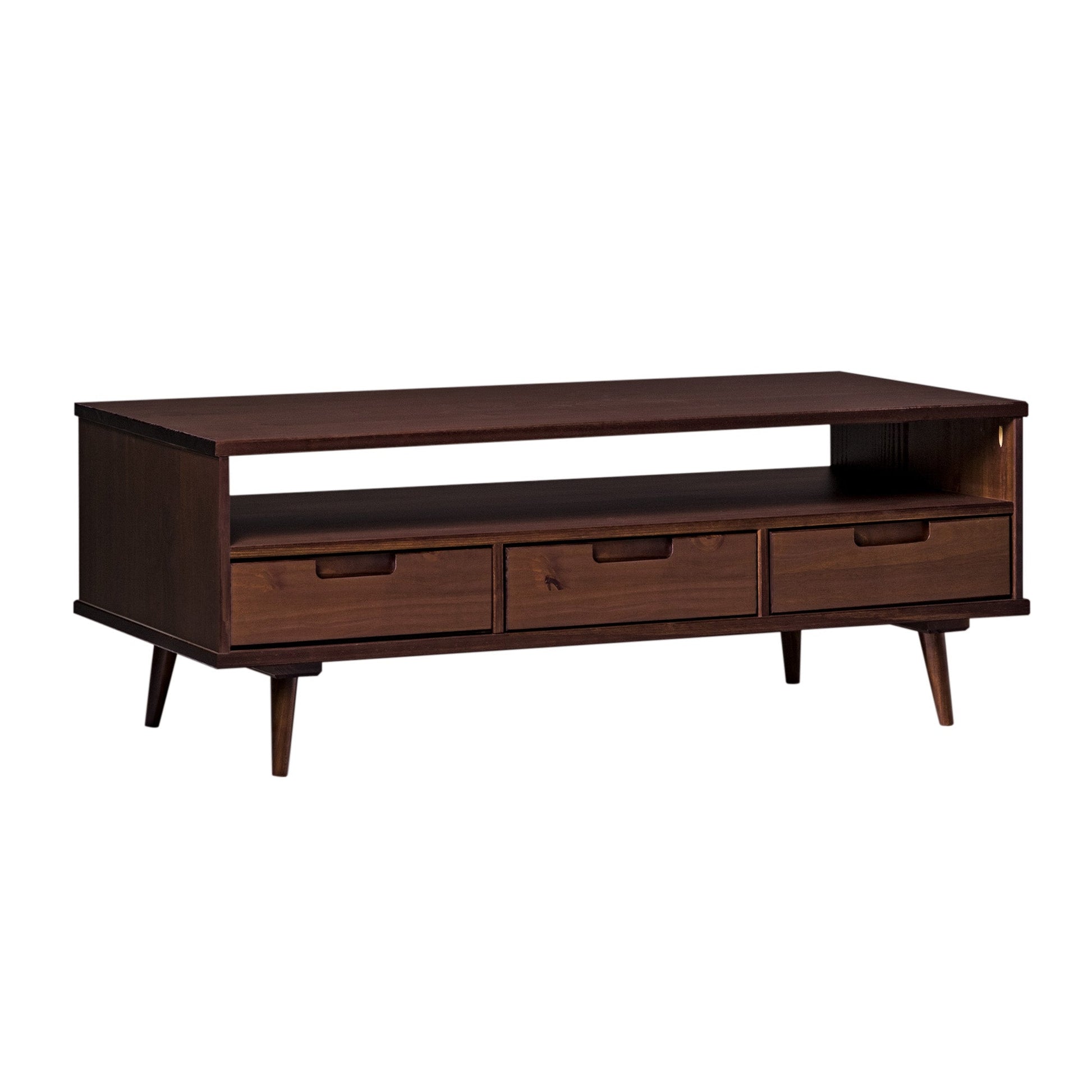 Sloane 48" 3-Drawer Solid Wood Coffee Table