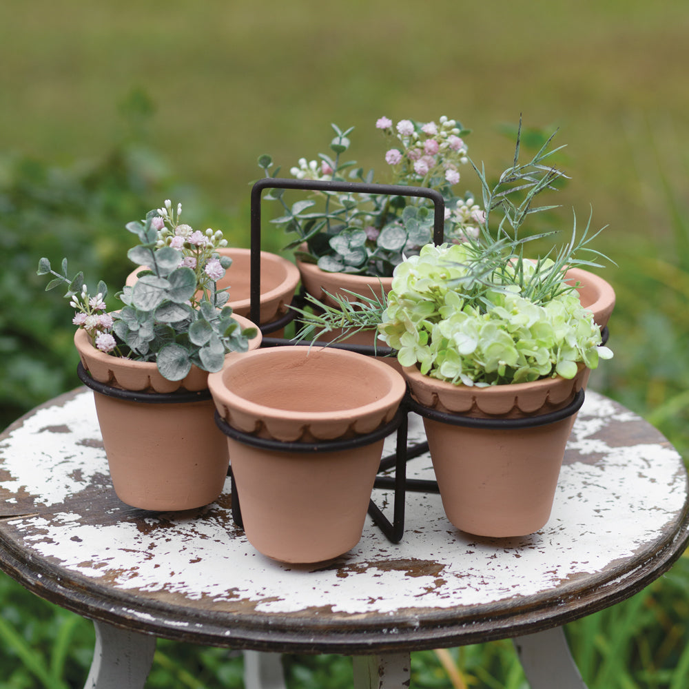 Terra Cotta Pot Caddy