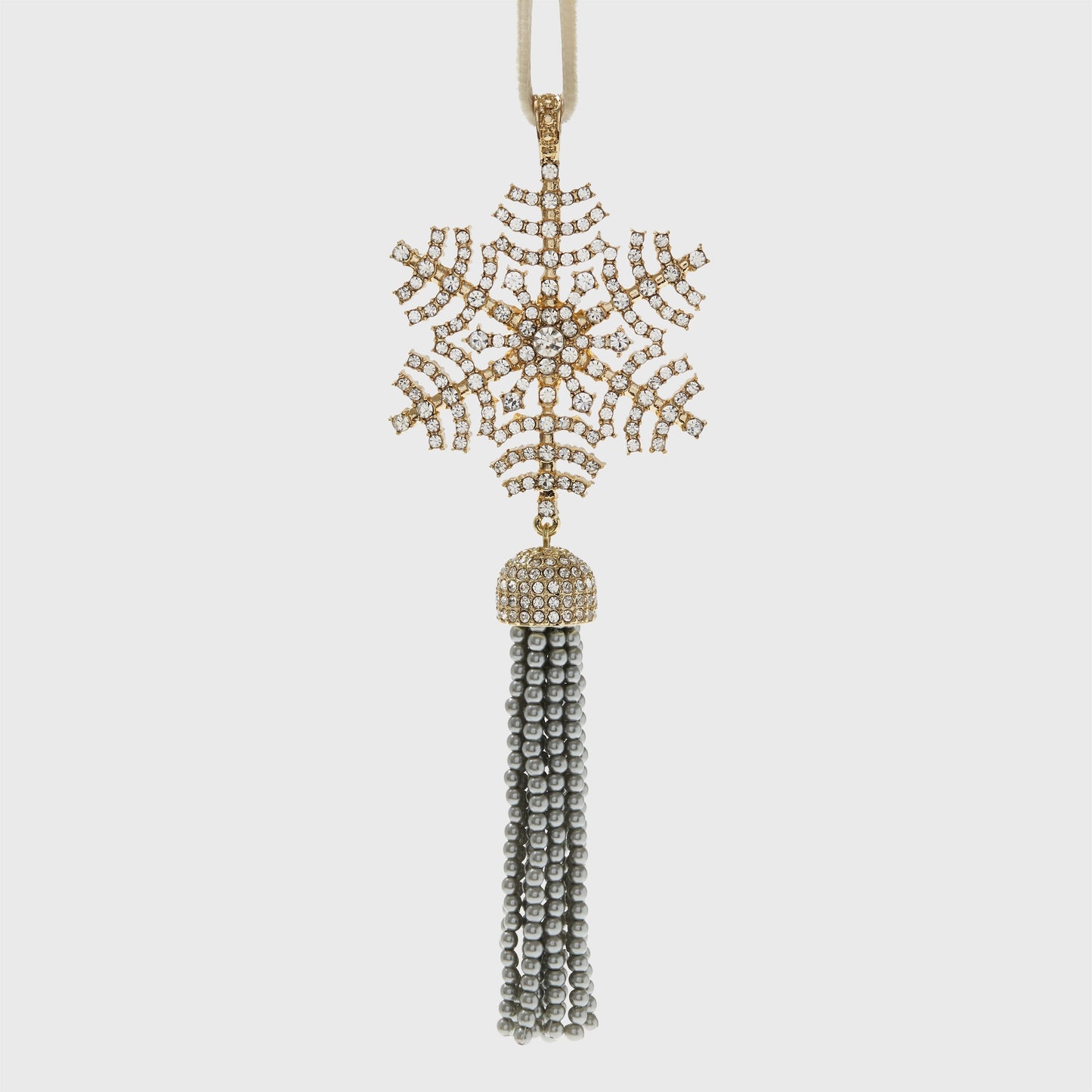 Snowflake Tassel Hanging Ornament