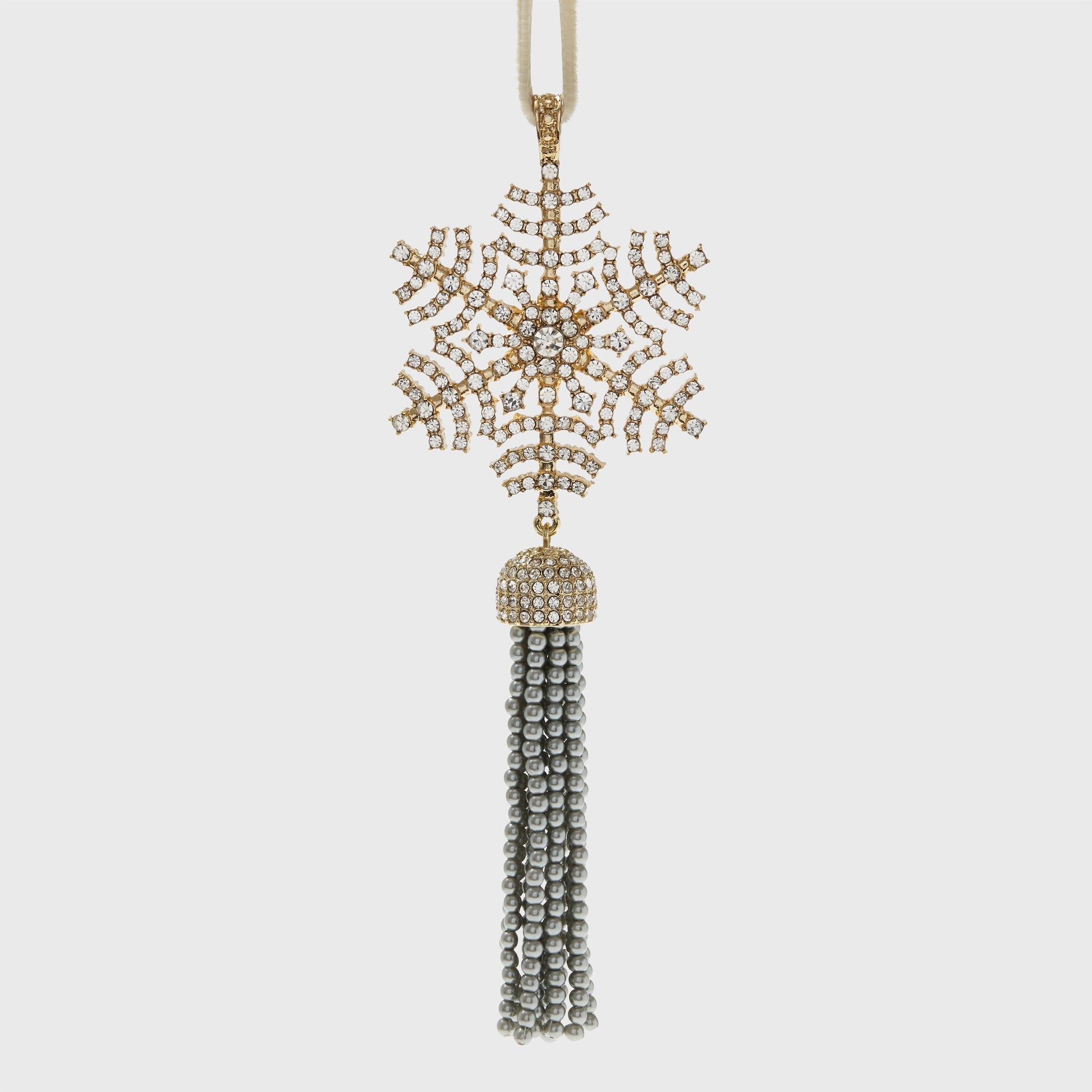 Snowflake Tassel Hanging Ornament