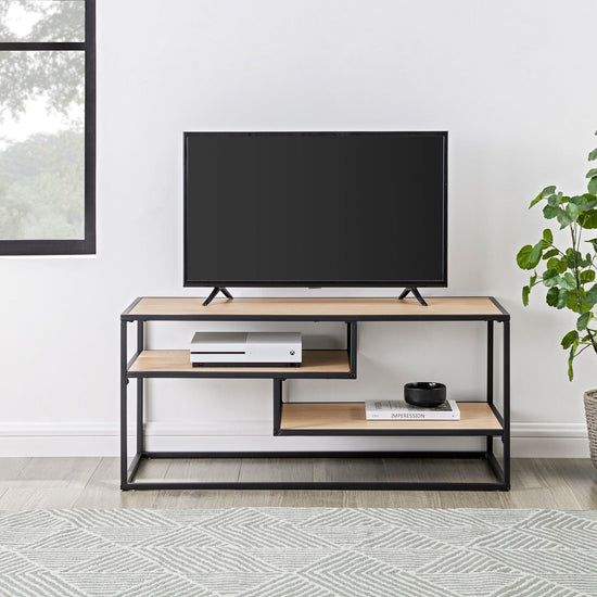 Maya 40" Contemporary Metal TV Stand