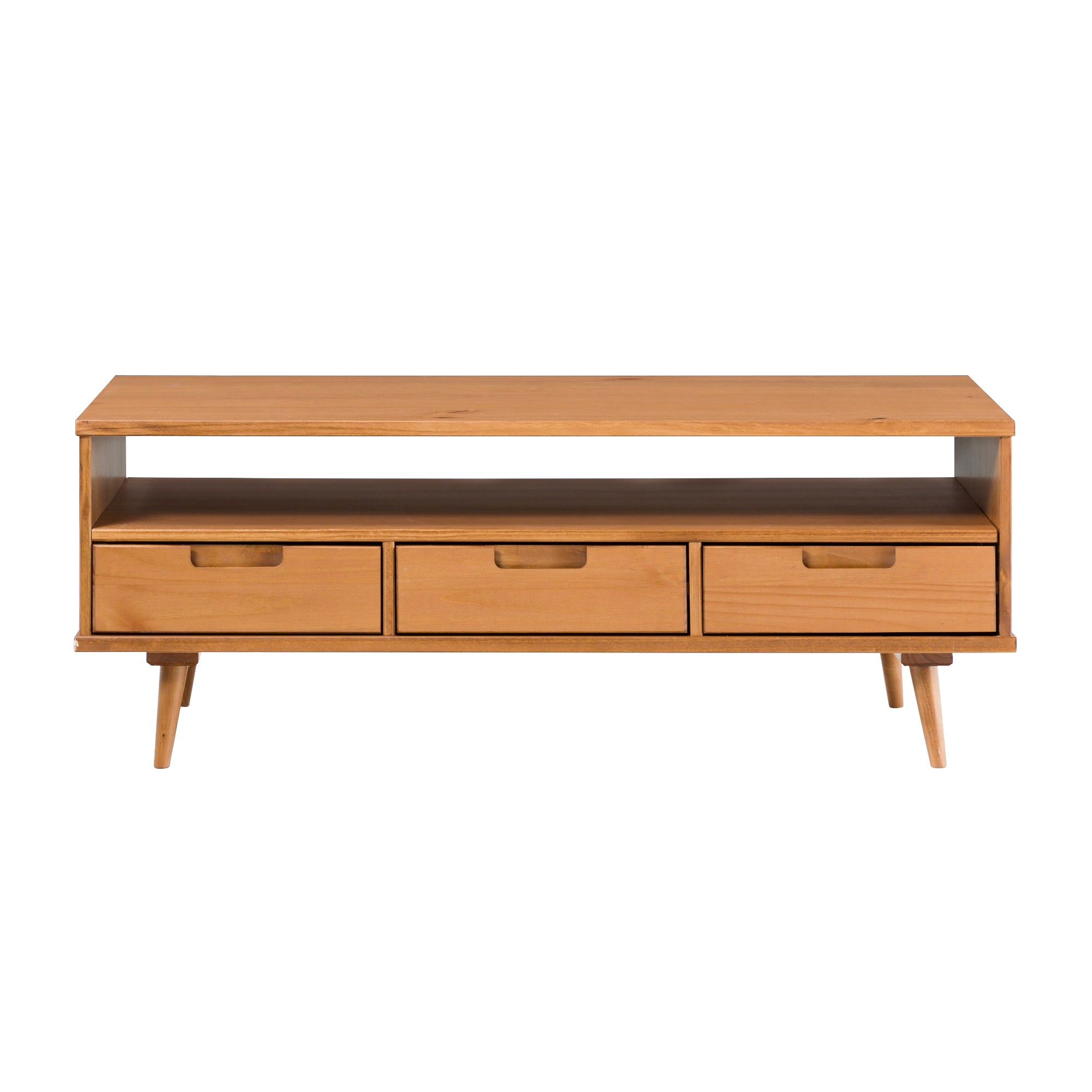 Sloane 48" 3-Drawer Solid Wood Coffee Table