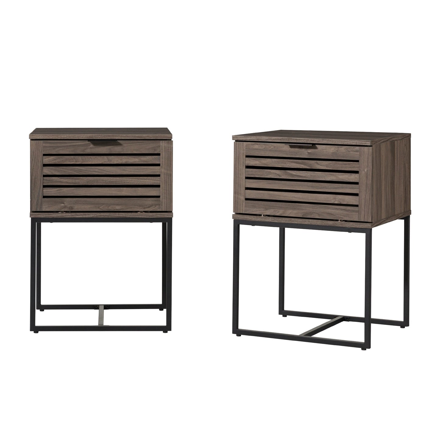 Jackson Modern Slat Door Side Table