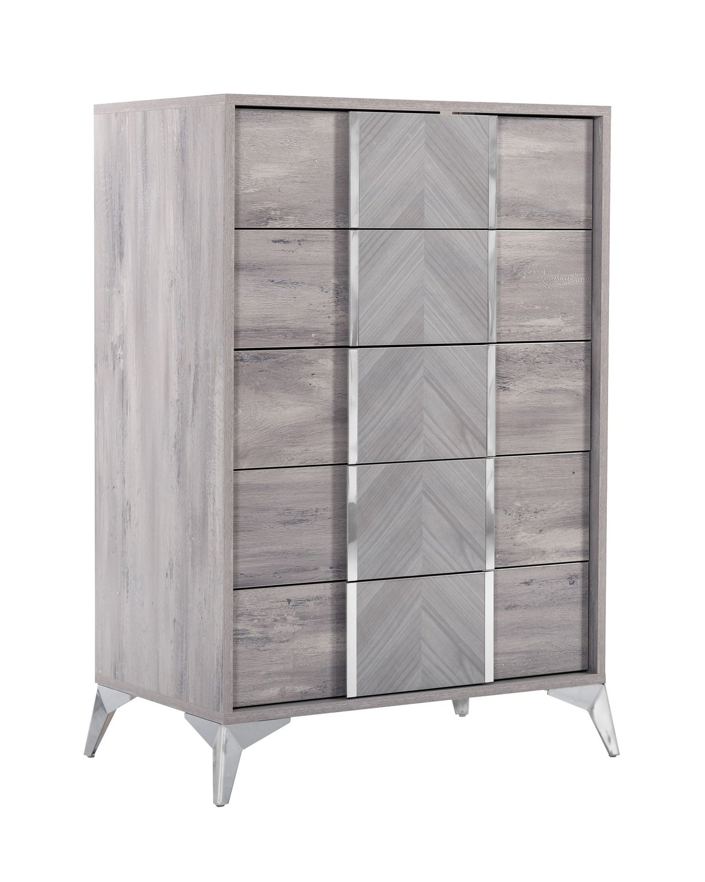 Nova Domus Alexa Italian Modern Grey Chest