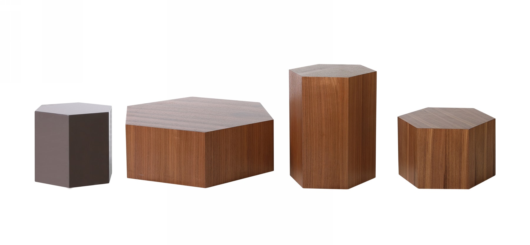 Modrest Newmont - Modern Small Walnut End Table