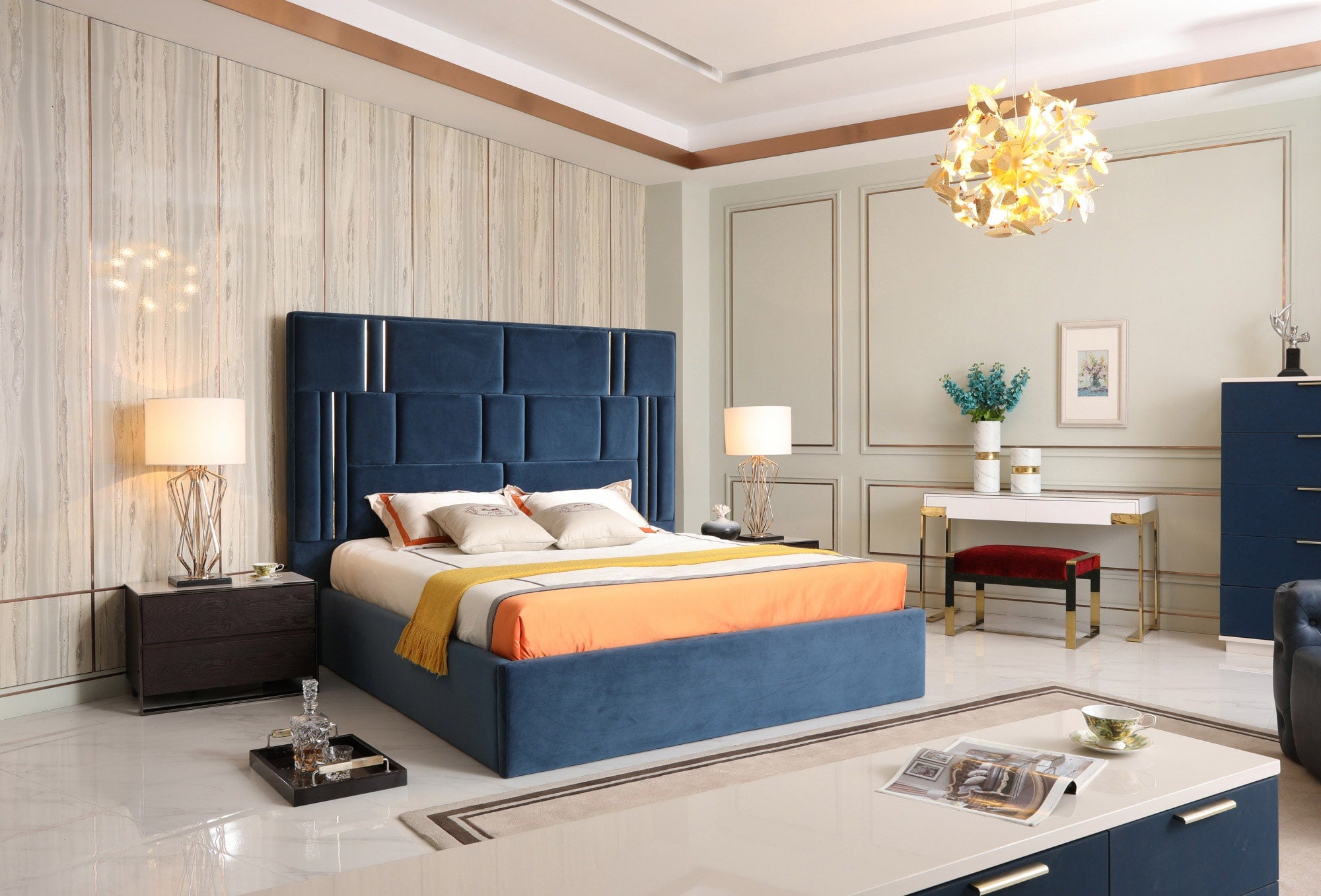 Modrest Adonis Modern Eastern King Bed