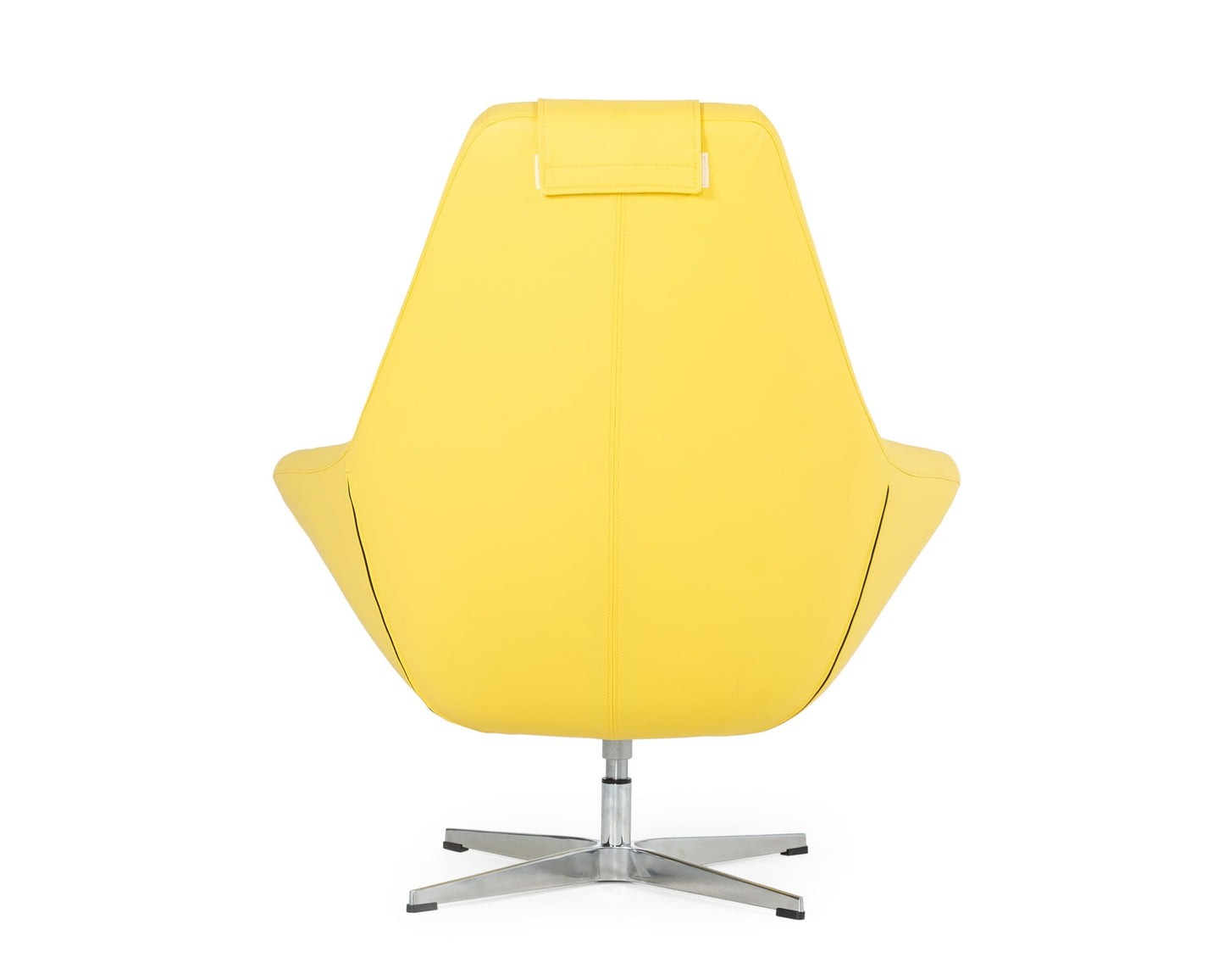 Modern Kenora - Modern Yellow Eco-Leather Accent Chair