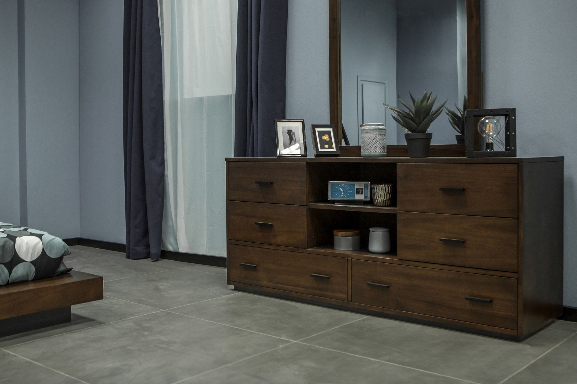 Nova Domus Fantasia - Contemporary Dark Walnut Dresser