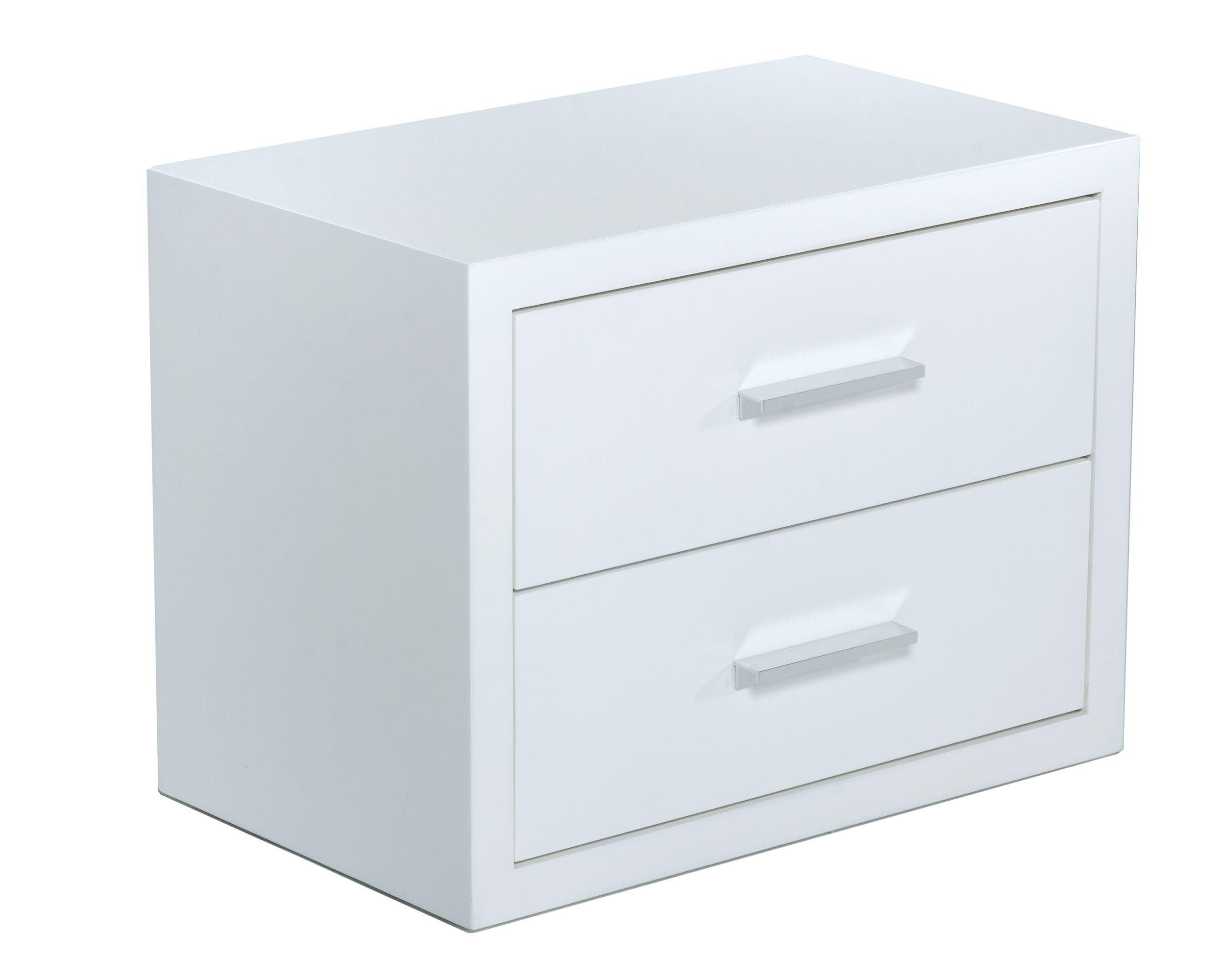 Modrest Adan - Modern White Nightstand