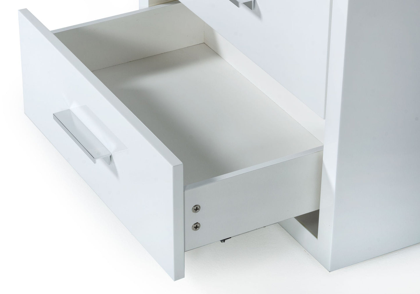 Modrest Adan - Modern White Nightstand