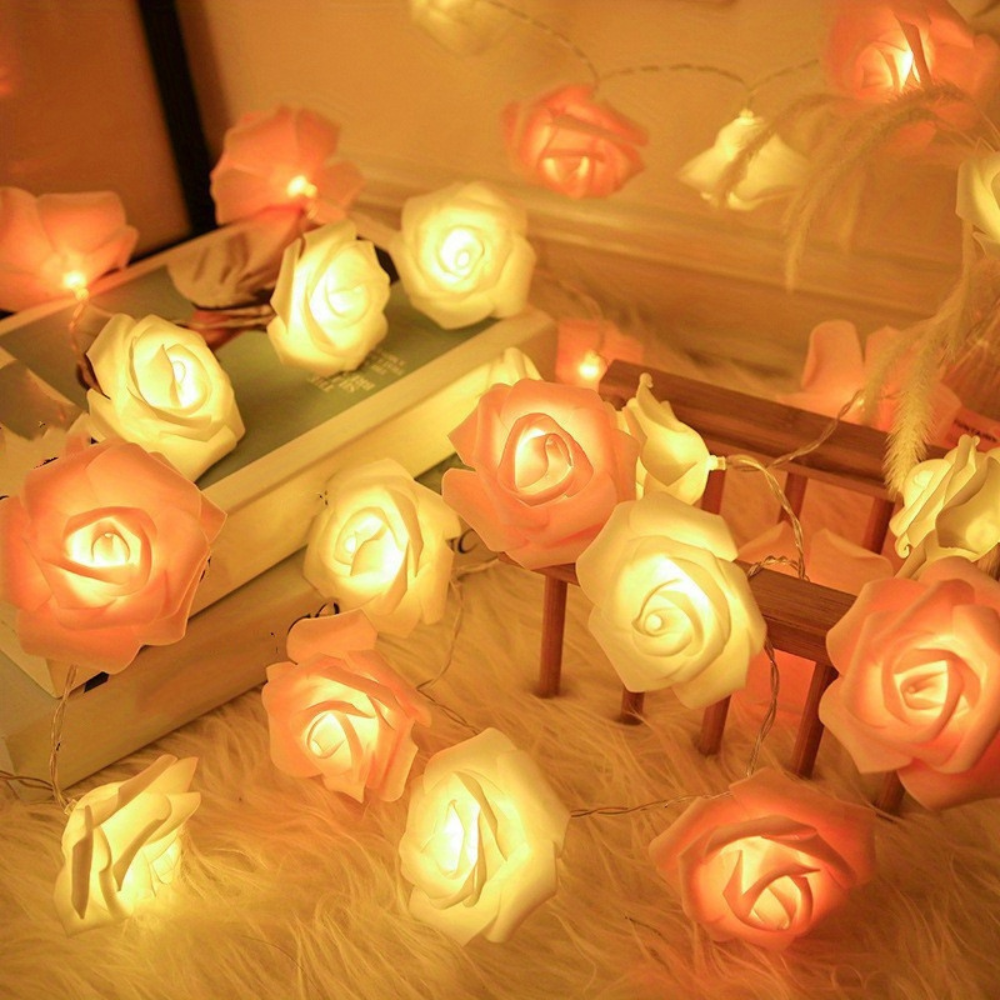 Rose Flower Lights String