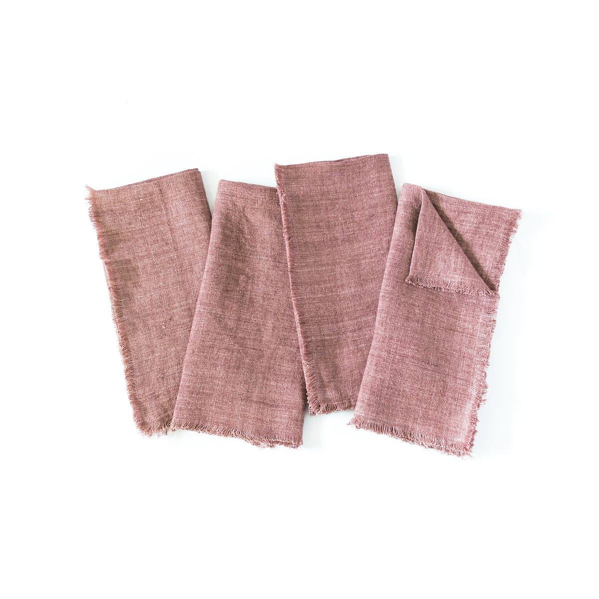 Stone Washed Linen Dinner Napkins