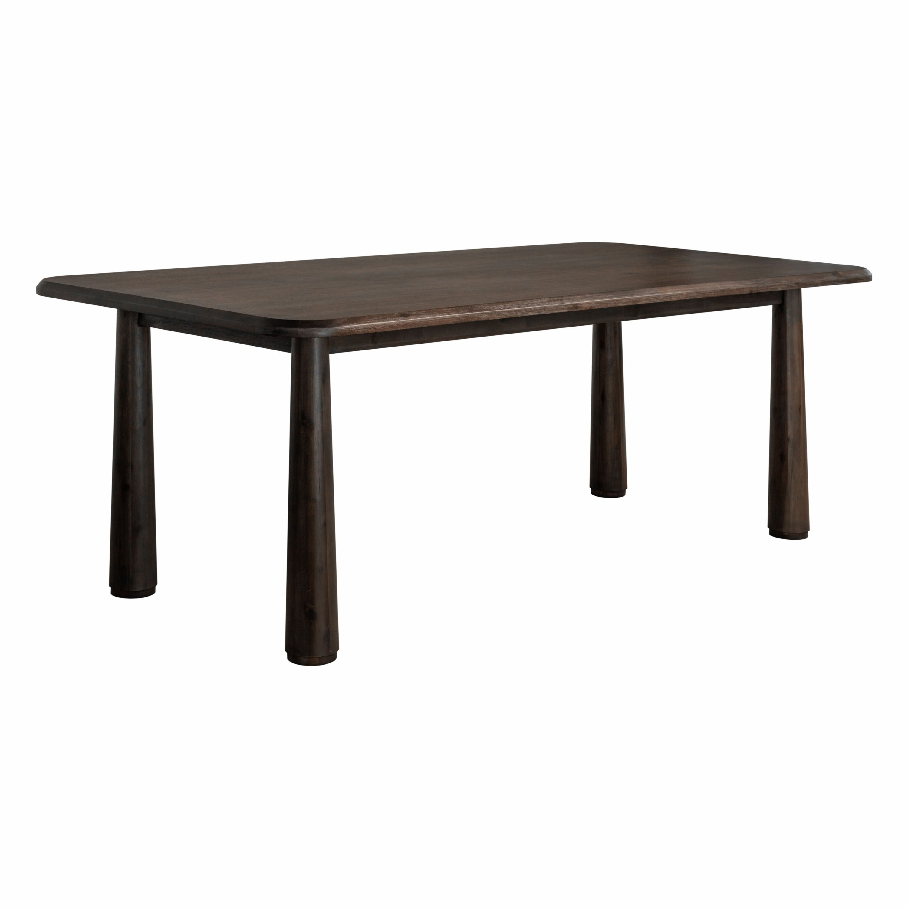 Modrest Rhea - Modern 87" Dark Acacia Rectangular Dining Table