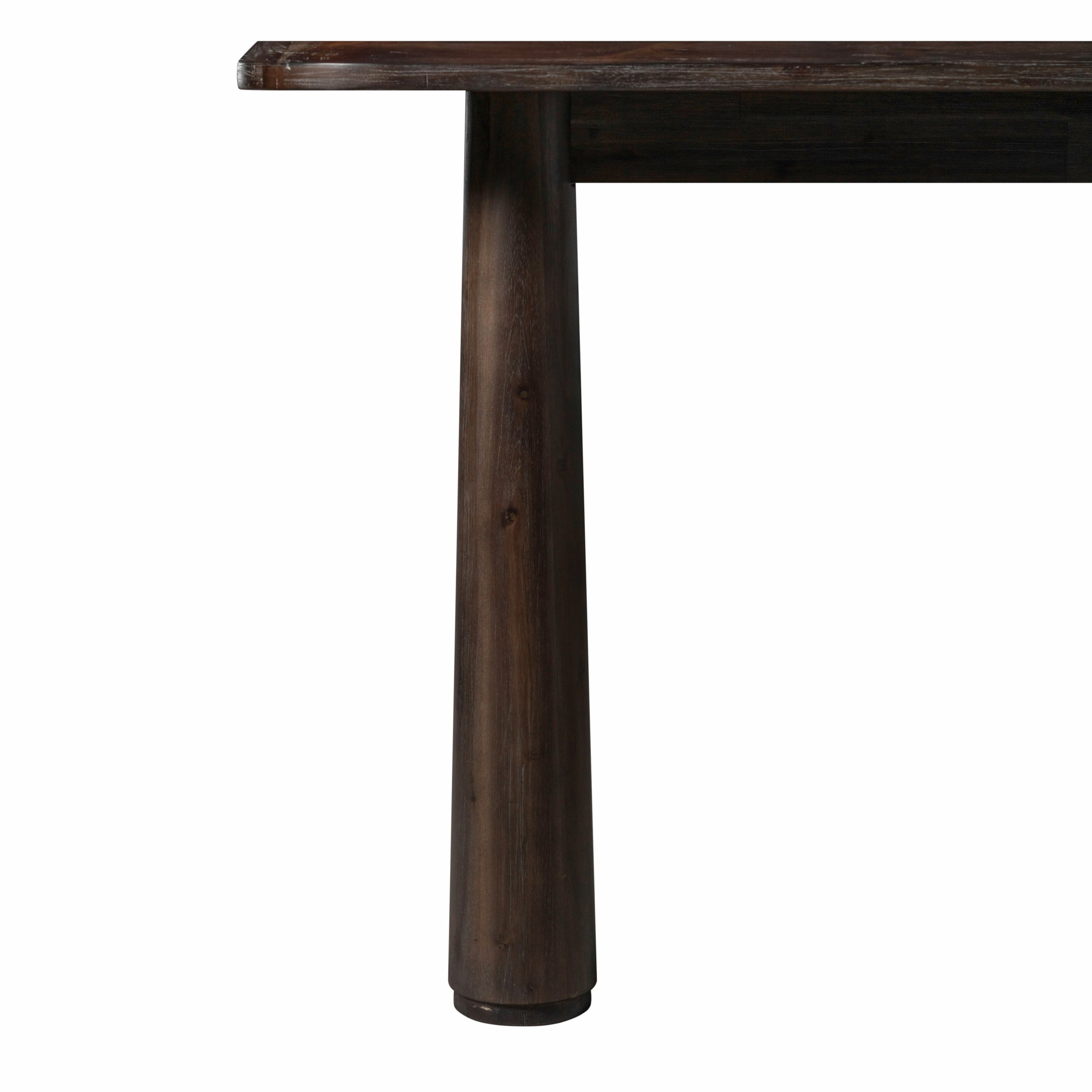 Modrest Rhea - Modern 87" Dark Acacia Rectangular Dining Table