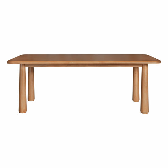 Modrest Rhea - Modern 87" Natural Acacia Rectangular Dining Table