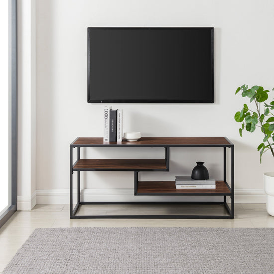 Maya 40" Contemporary Metal TV Stand