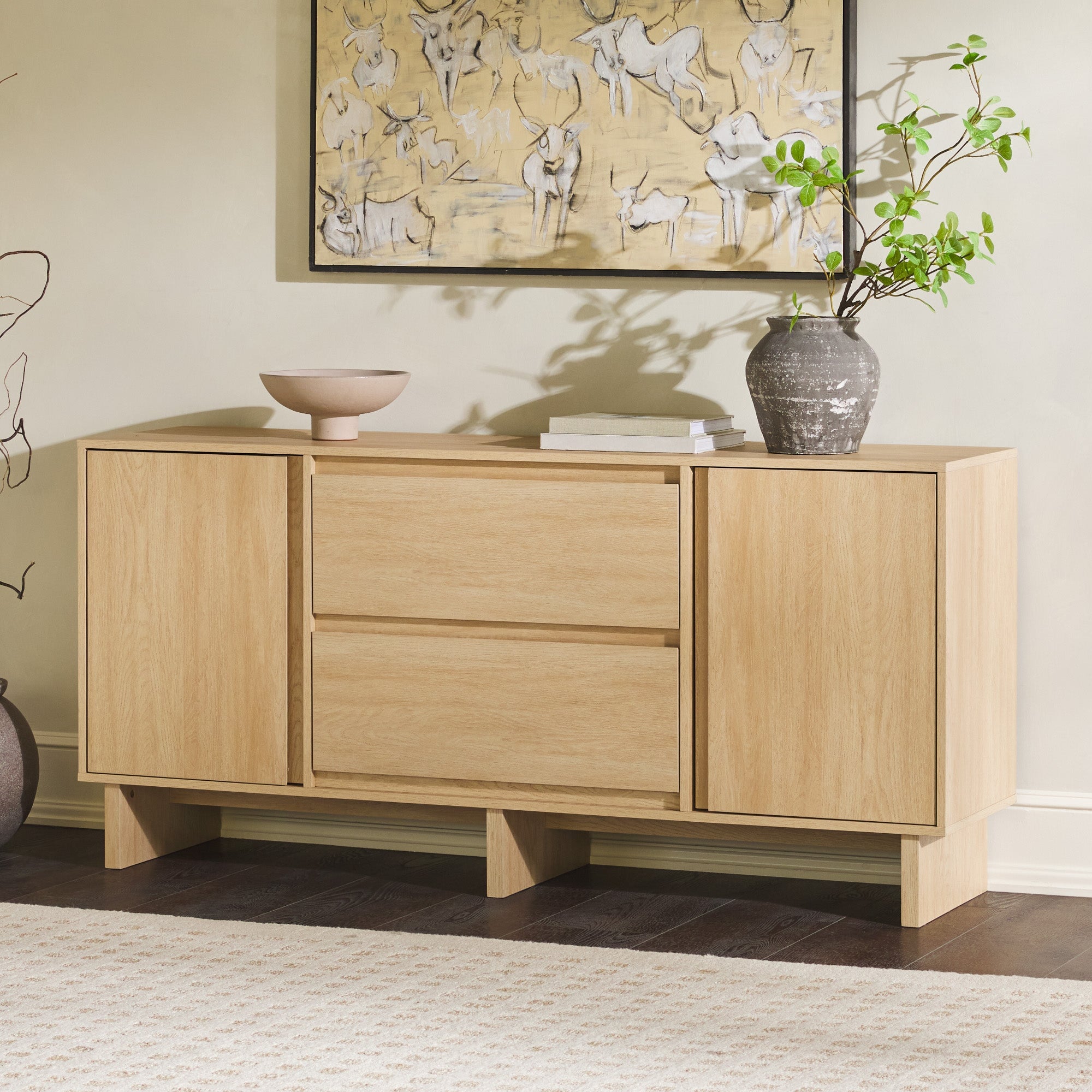 Maja 63" Minimalist Scandi Sideboard