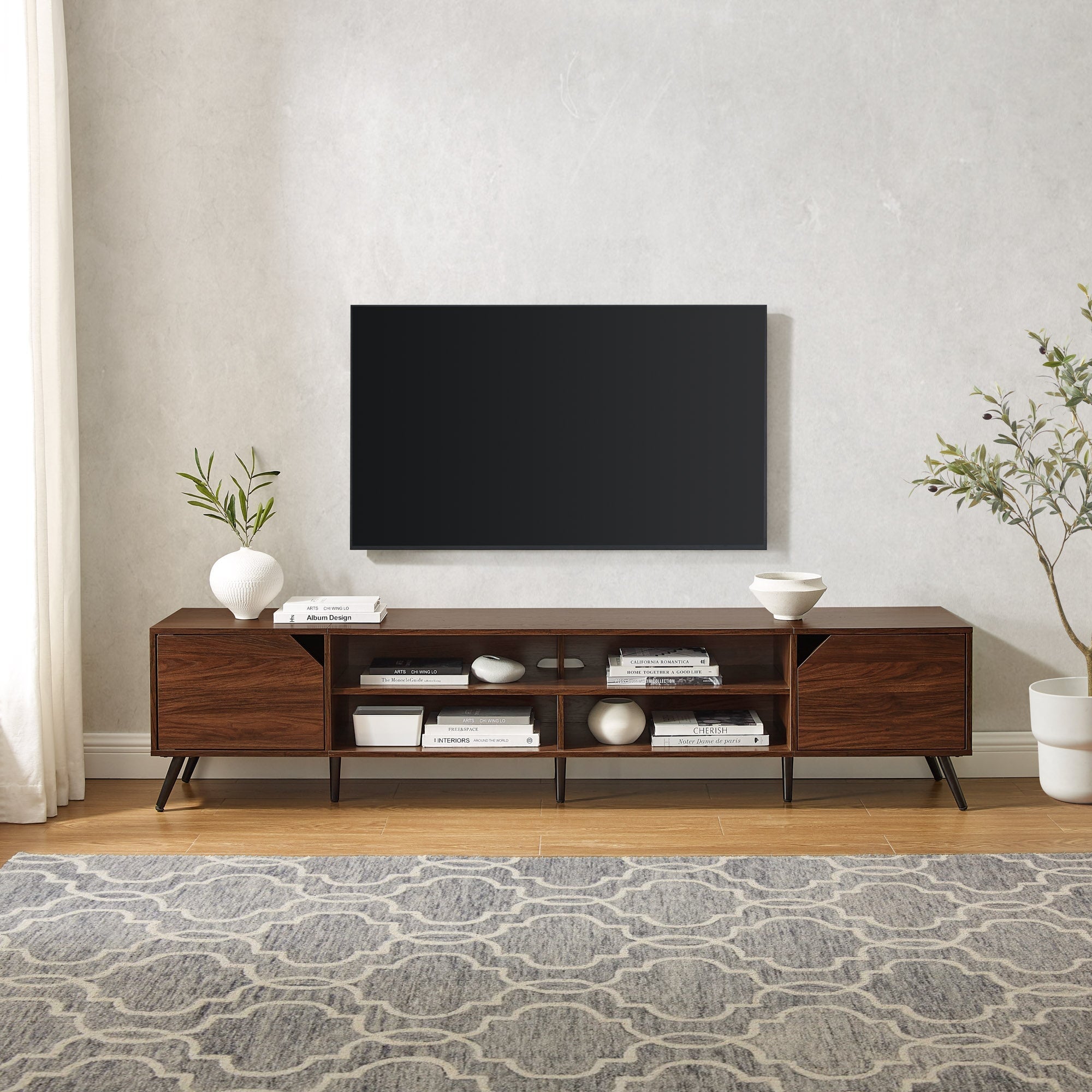 Noah Mid-Century Modern Angular TV Stand Collection