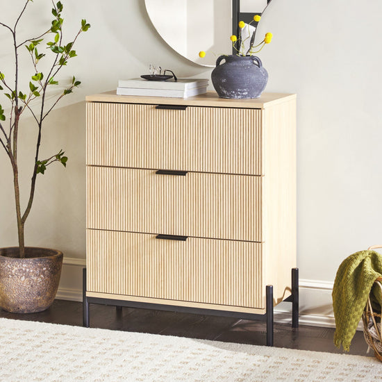 Paris Modern Scandinavian Reeded Chest