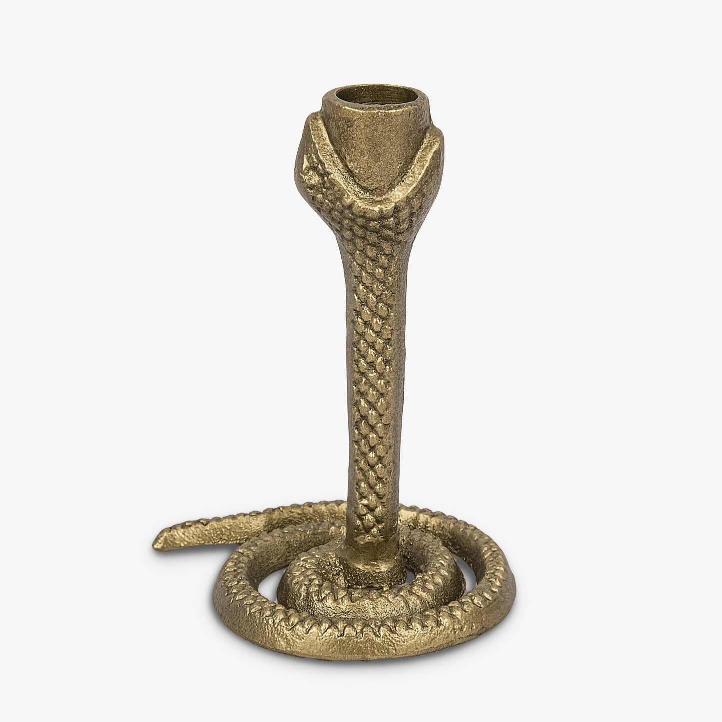 Brass Wrought Iron Snake Taper Holder