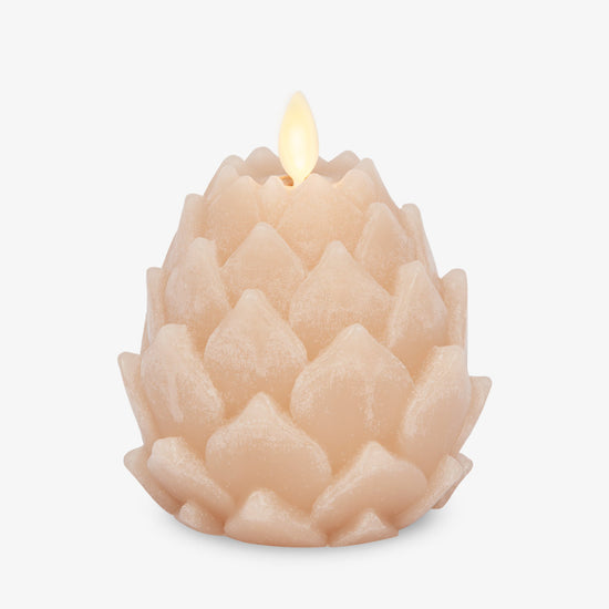 Irish Cream Chalky Flameless Candle Artichoke