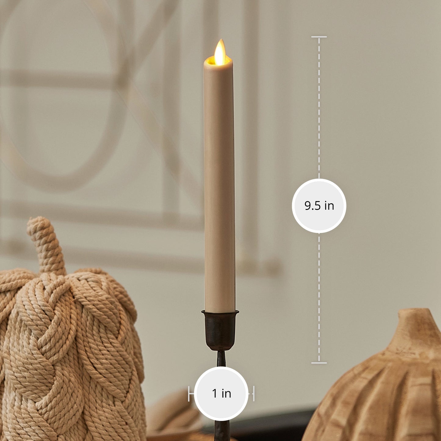 Irish Cream Flameless Candle Taper