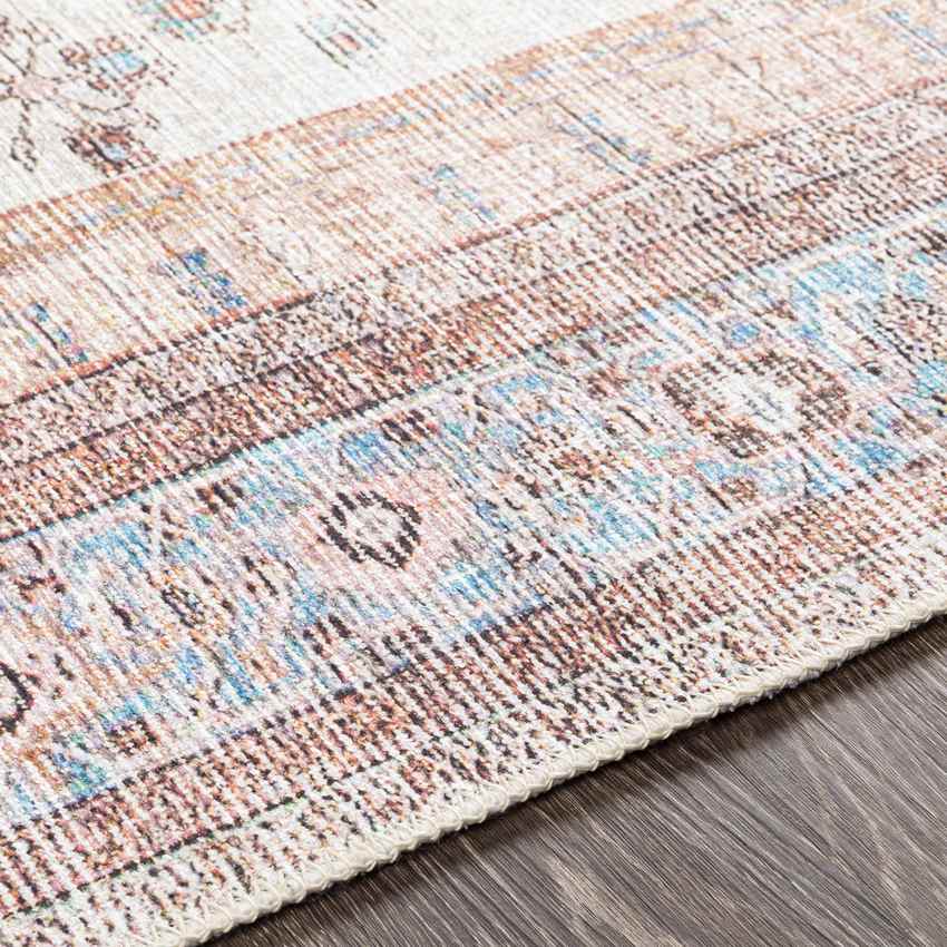 Midwoud Traditional Washable Rug, Blush