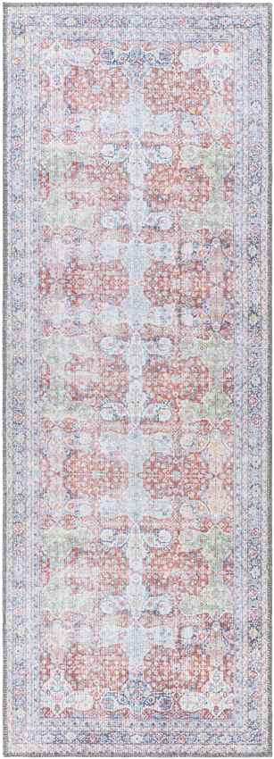 North Riverside Traditional Washable Rug, Blush