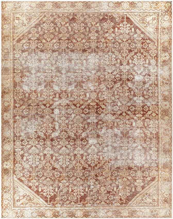 West Point Traditional Washable Rug, Saffron