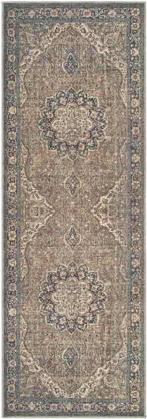 Macy Traditional Washable Rug, Camel