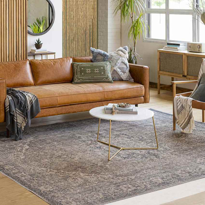 Macy Traditional Washable Rug, Camel