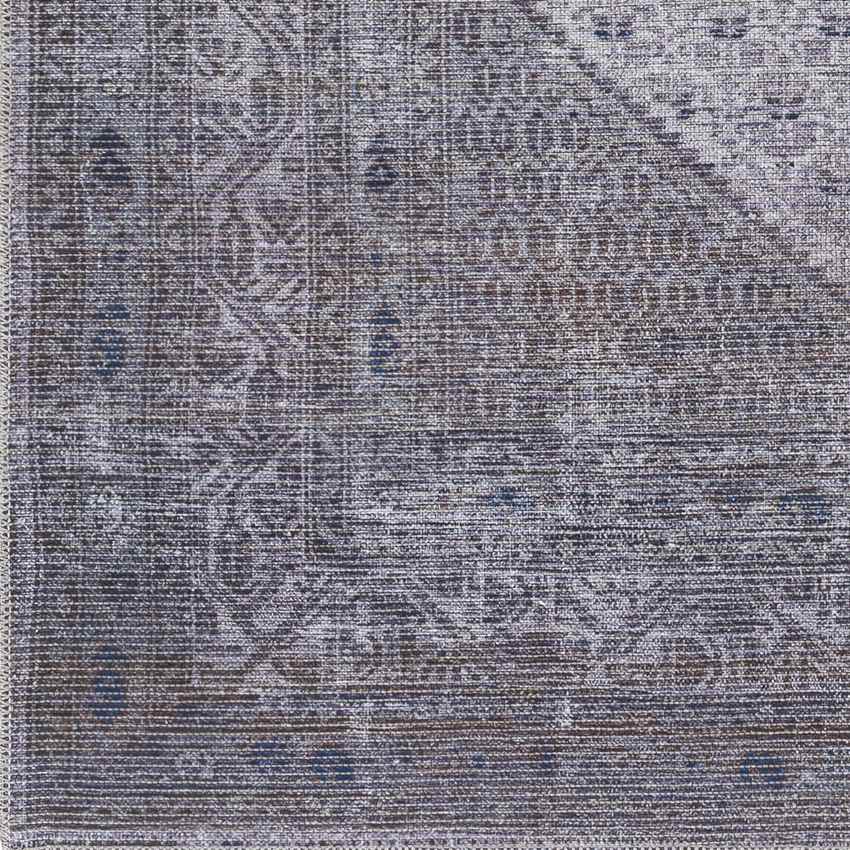 Hayri Traditional Washable Rug, Medium Gray