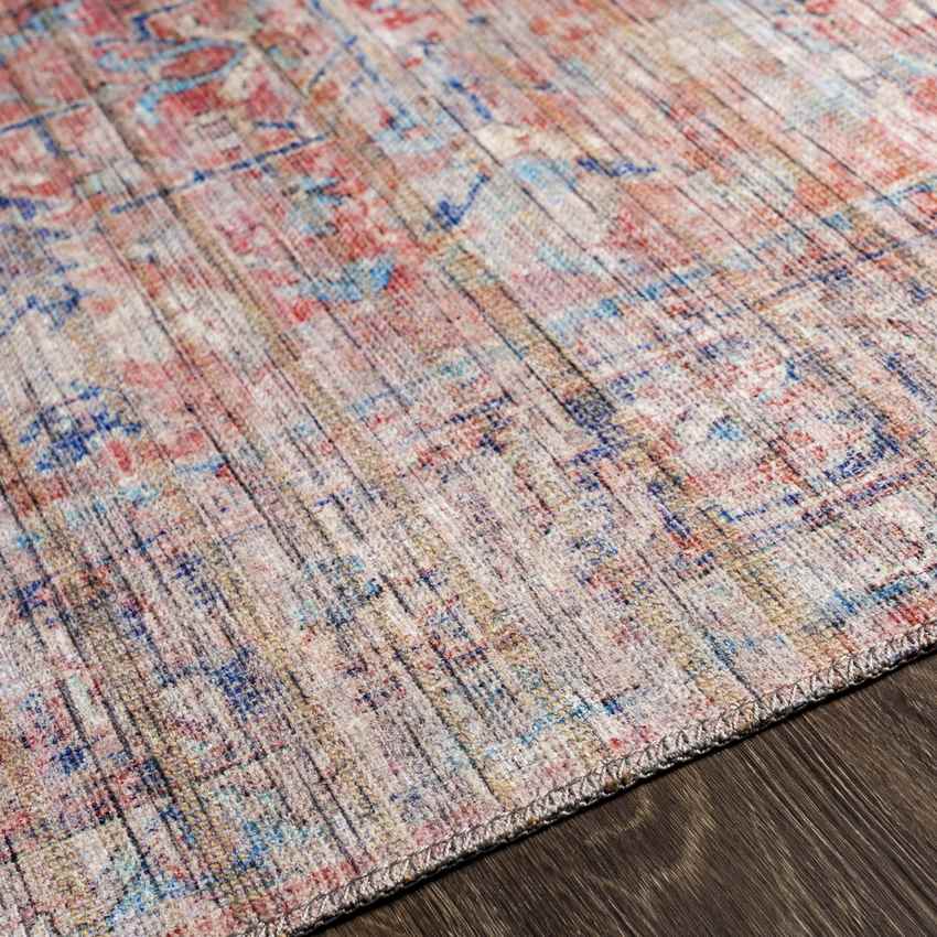 Medaryville Traditional Washable Rug, Blush