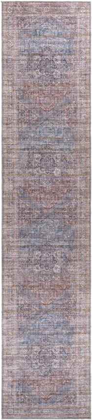 Russiaville Traditional Washable Rug, Brown