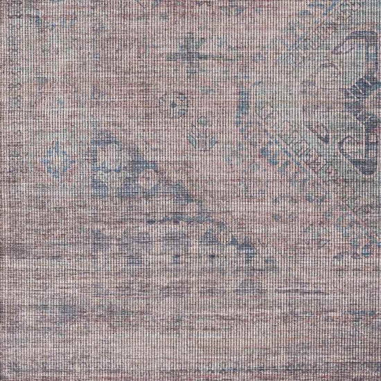 Michiana Shores Traditional Washable Rug, Pale Blue