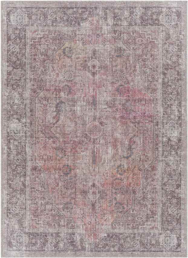 Millersburg Traditional Washable Rug, Red