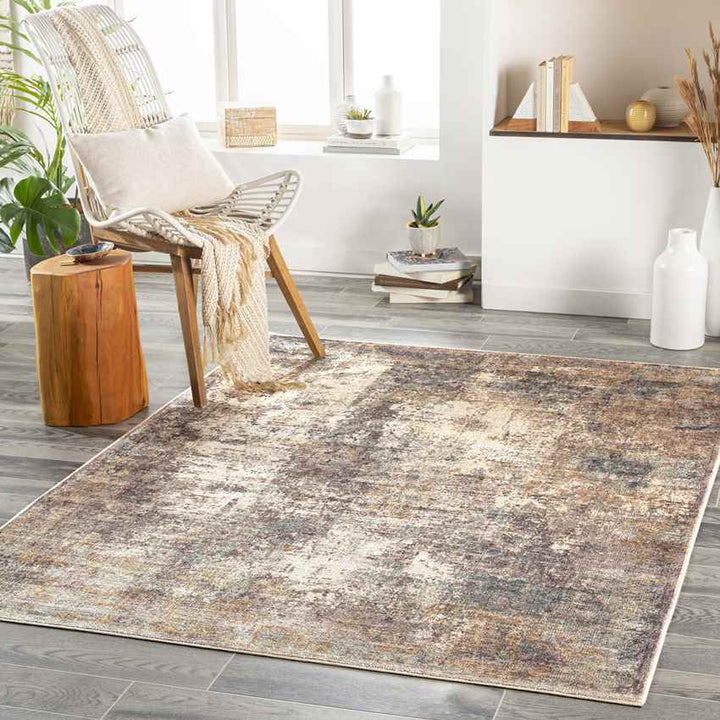 Walkerton Modern Washable Rug, Mocha