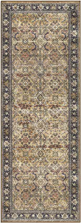 Paw Paw Traditional Washable Rug, Tan