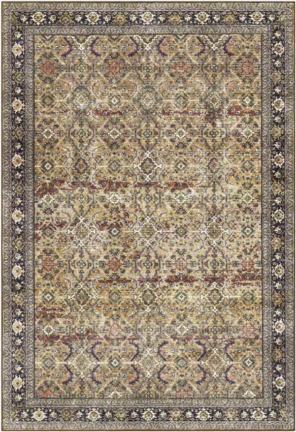 Paw Paw Traditional Washable Rug, Tan