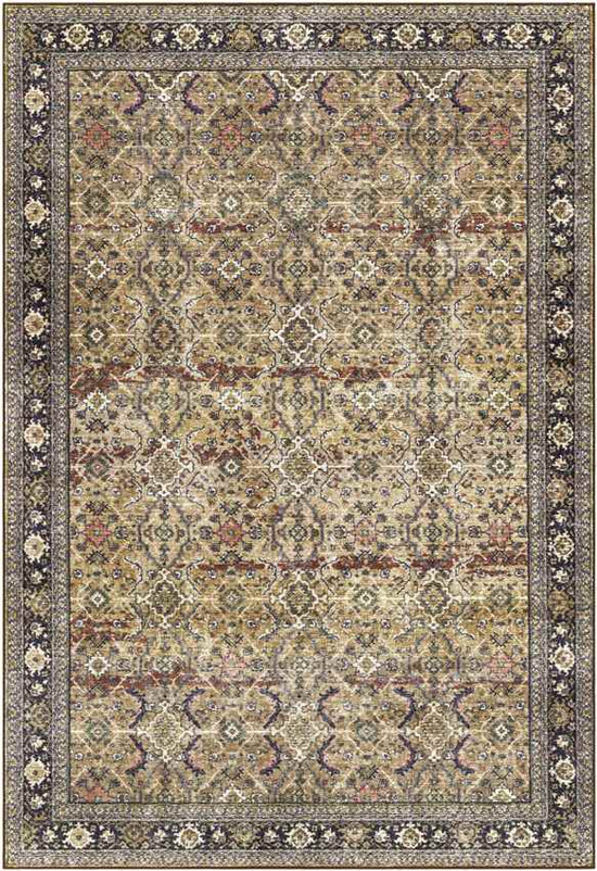 Paw Paw Traditional Washable Rug, Tan