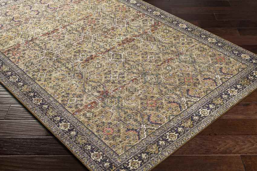 Paw Paw Traditional Washable Rug, Tan